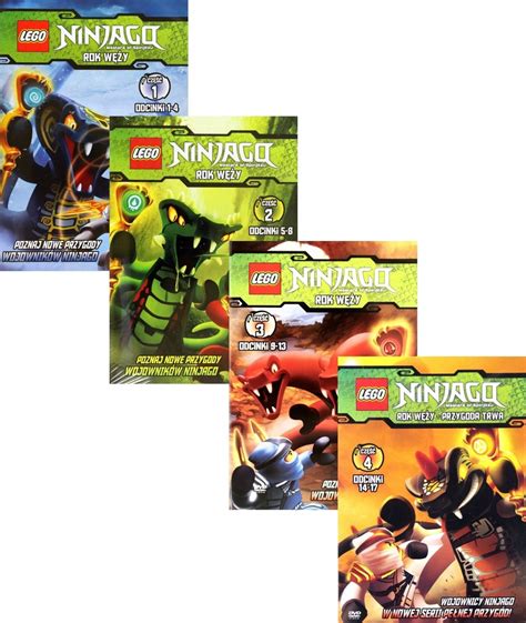 Lego Ninjago Rok W Y Cz Pakiet Dvd