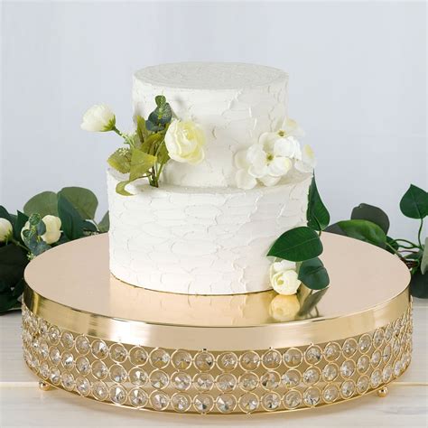 15 Gold Cake Stand, Crystal Metal Cake Stand, Cake Riser, Food Display ...