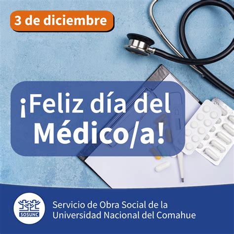 3 de diciembre Día del Médico a SOSUNC