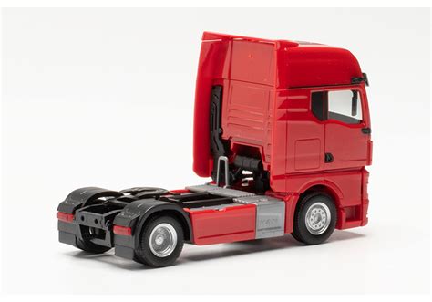 Herpa MAN TGX GX Tractor With Mirror Cam Red 315869