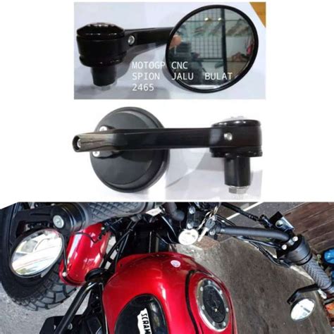 Jual BAR END SPION JALU BULAT NAKED BIKE UNIVERSAL Di Seller TDR