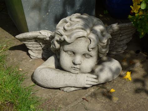 Cherub, my garden | Nature photography, Cherub, Garden sculpture