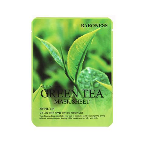 Baroness Mask Sheet Green Tea 13210 Leco