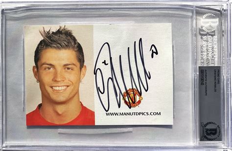 Cristiano Ronaldo Autograph Manchester United Official Clu Flickr