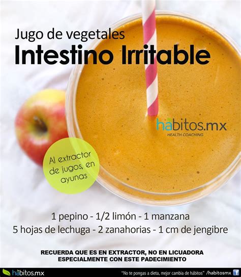 JUGO DE VEGETALES INTESTINO IRRITABLE Hábitos Health Coaching