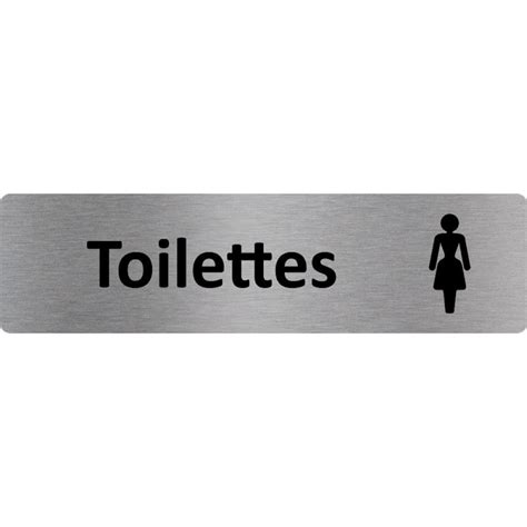 Plaque De Porte Toilettes Femmes Plaque Porte Standard En Aluminium