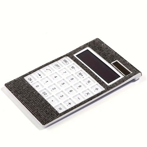 BIQIANWO 1 Piece Diamond-encrusted Shiny Calculator For Office