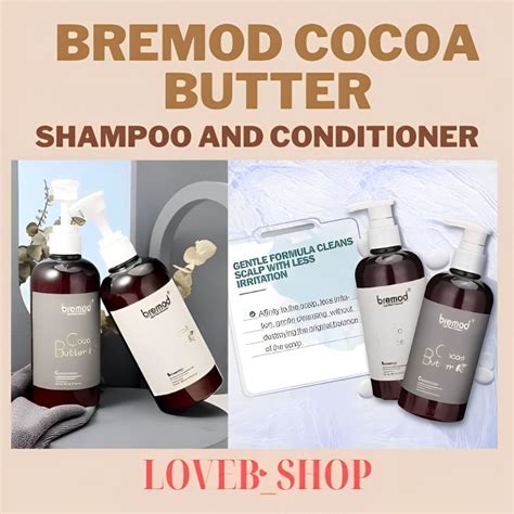 BREMOD COCOA BUTTER HAIR CONDITIONER AND SHAMPOO 400 ML Lazada PH