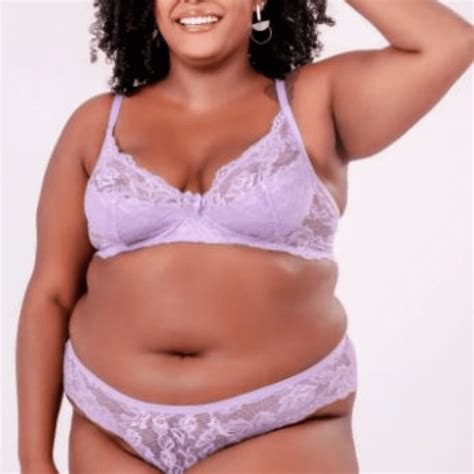 Conjunto De Lingerie Melissa Plus Size Ohbae