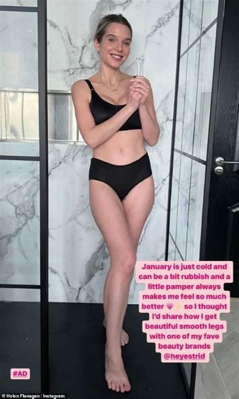 Helen Flanagan Shows Off The Results Of Her Recent Boob Job As She