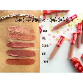 แท 100 Lime Crime velvetines used Cindy Elle Shopee Thailand