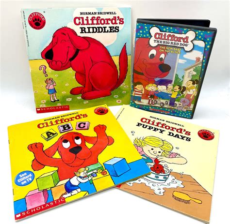 Clifford the Big Red Dog Bundle, New Baby on the Block DVD, Books ...