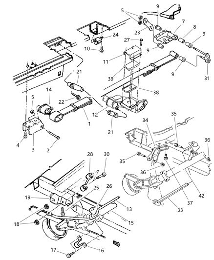 Suspension - Rear - 1999 Dodge Caravan