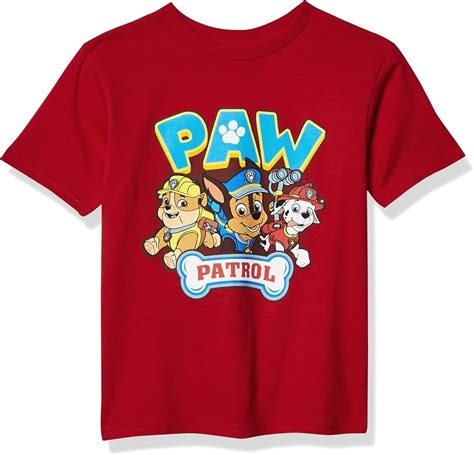 Nickelodeon Camiseta De La Patrulla Canina Rubble Chase Marshall