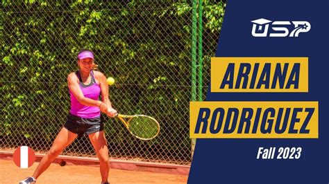 Ariana Rodriguez Tennis Recruiting Video Fall 2023 Youtube