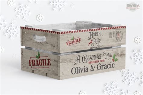 Christmas Eve Box SVG Christmas Eve Crate SVG 1473055 Cut Files