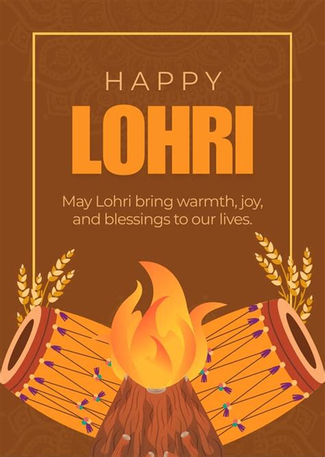 Customize 13 Lohri Cards Templates Online Canva