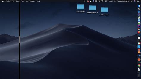 macos - Split screen divider stuck on Desktop, not actually dividing ...