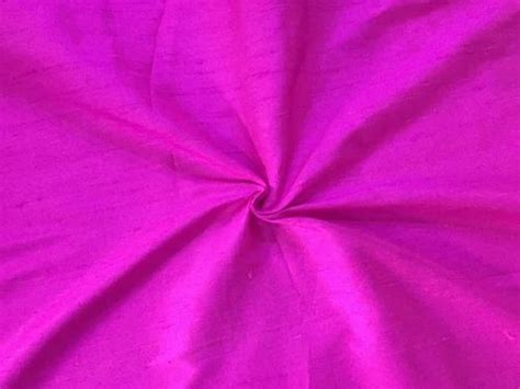 100 Pure Silk Dupioni Fabric Bright Pink Color 54 With Slubs Kurta