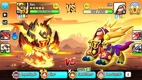 Dragon City Flame Titan Dragon New League Battle Max Level