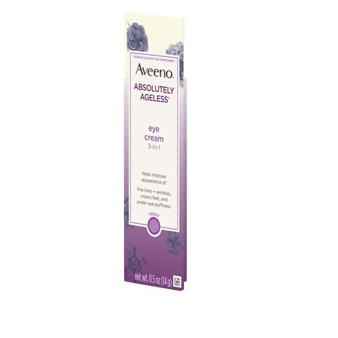 Aveeno Absolutely Ageless 3 In 1 Anti Wrinkle Eye Cream 0 5 Oz