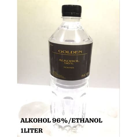 Jual Golden Alkohol Ethanol Teknis Liter Shopee Indonesia