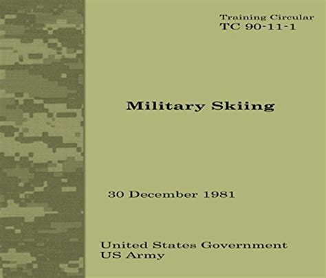 Training Circular Tc Military Skiing By U S Department Of The