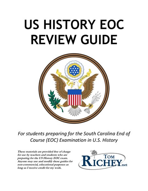 Us History Eoc Review Guide