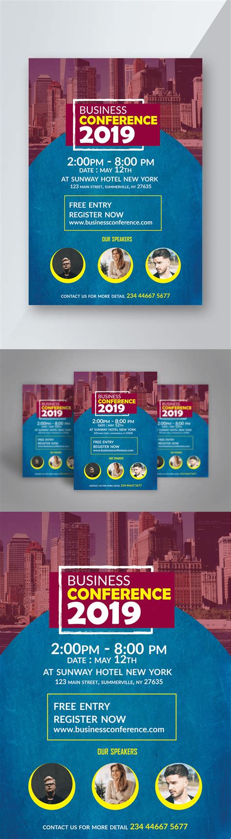 Business Conference Flyer Design On Behance