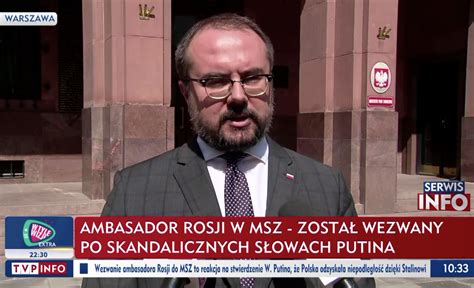 Ambasador Andriejew Na Dywaniku W MSZ Kulisy Spotkania