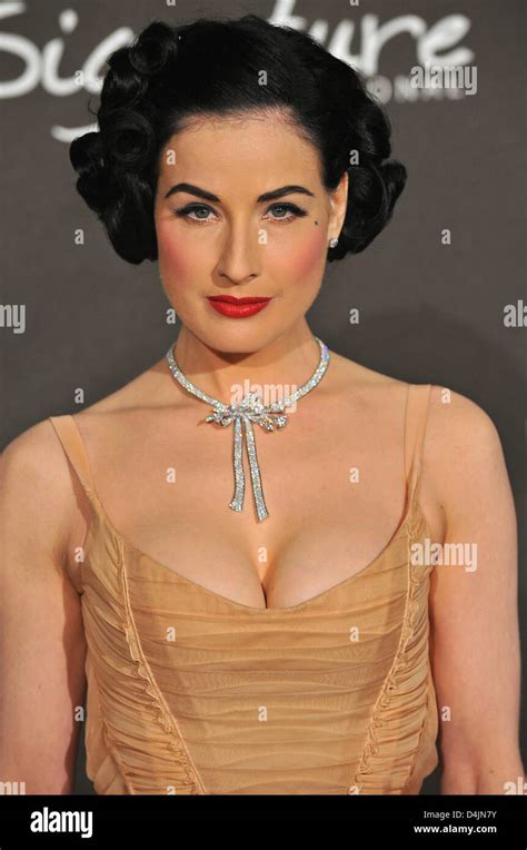 American Burlesque Artist Dita Von Teese Arrives At The Montblanc