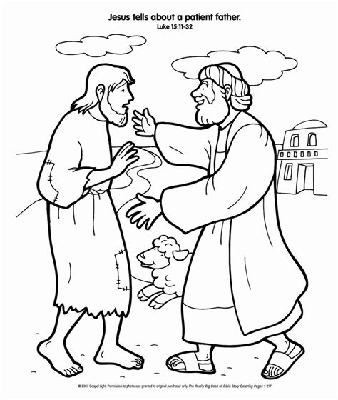 46 Prodigal Son Coloring Page For Preschoolers Gabriel Romero Adriano