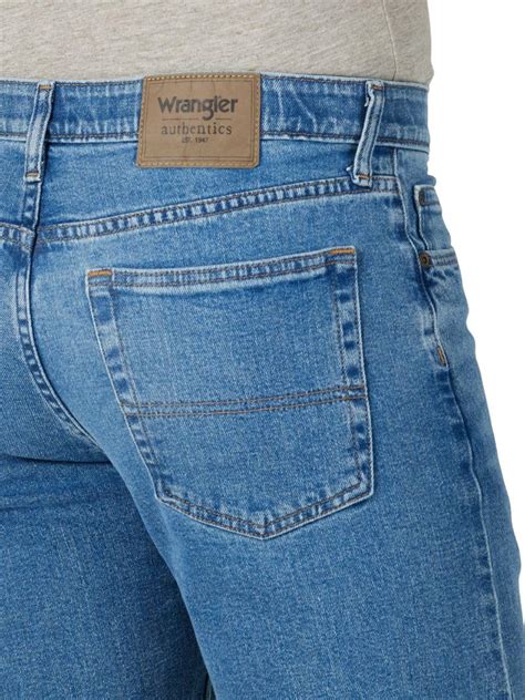 Wrangler Authentics Mens Comfort Flex Waist Relaxed Fit Jean