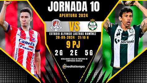 A Qu Hora Juega San Luis Vs Santos Laguna D Nde Ver Partido En Vivo