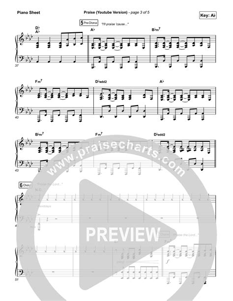 Praise Sheet Music PDF (Elevation Worship / Elevation Choir) - PraiseCharts