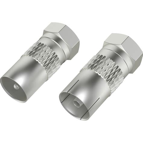 Hama Antennen Adapter SAT F Stecker Koax Stecker 2 Stück kaufen bei OBI