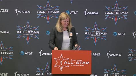 Commissioner Cathy Engelbert's AT&T WNBA All-Star 2022 Press Conference ...