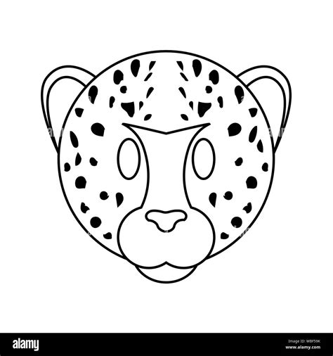 Cheetah Face Drawing