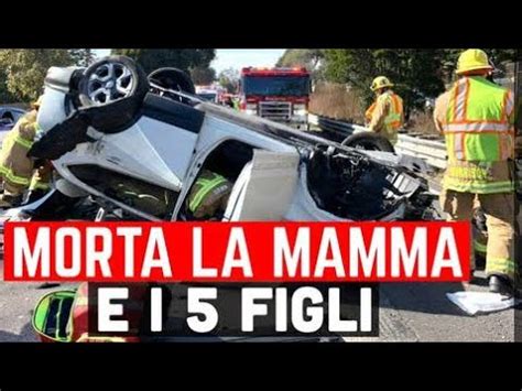 DISTRUTTA INTERA FAMIGLIA TRAVOLTI IN CONTROMANO IN AUTOSTRADA PERDONO