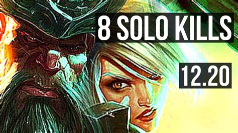 GANGPLANK Vs RIVEN TOP Rank 3 GP 11 1 8 8 Solo Kills Legendary