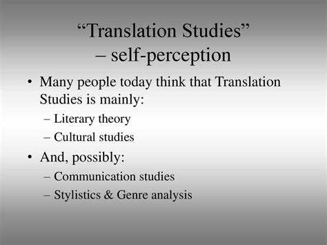 Translation Theory Online Presentation