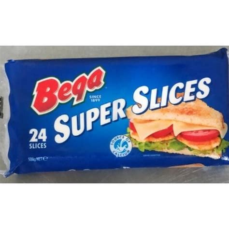 Bega Cheddar Cheese Slice 500gpkt Shopee Malaysia