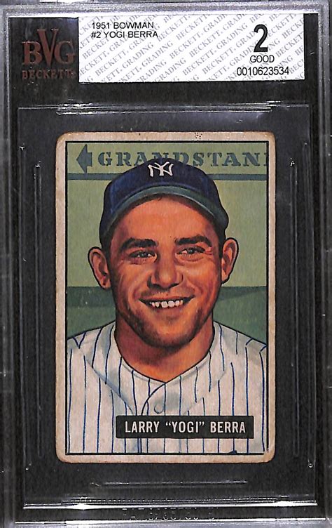 Lot Detail 1951 Bowman Baseball 2 Yogi Berra BVG 2