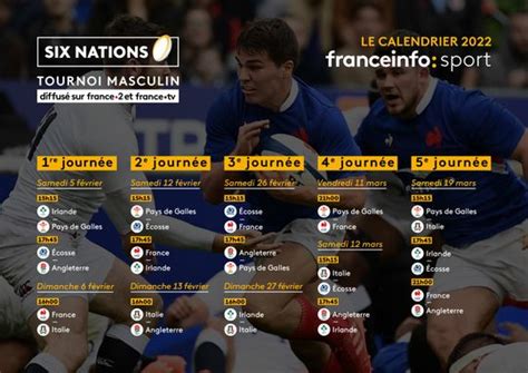 Six Nations T L Chargez Les Calendriers Complets Avec Tous Les