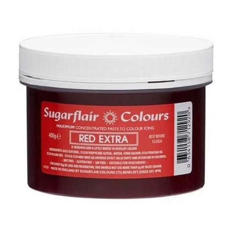 Spectral Paste Red Extra G Sugarcraftshop Glasgow