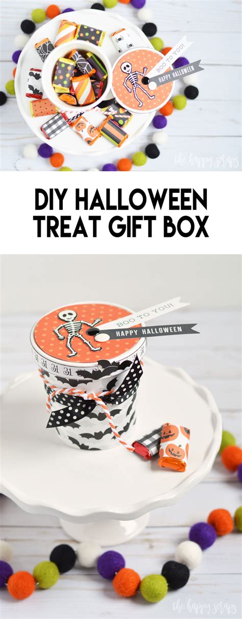 Diy Halloween Treat T Box The Happy Scraps