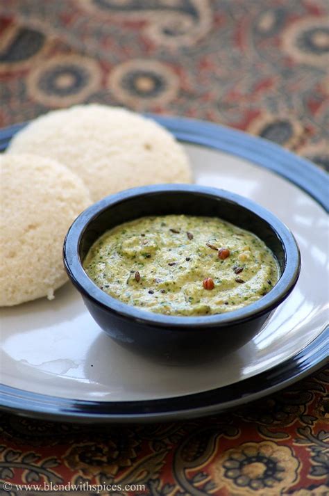 Peanut Mint Chutney Recipe for Idli / Dosa - Blend with Spices