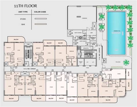 Pearl House 11th Floor Plan