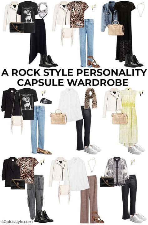 Rock Style Style Guide And Capsule Wardrobe For The Rock Style Rock