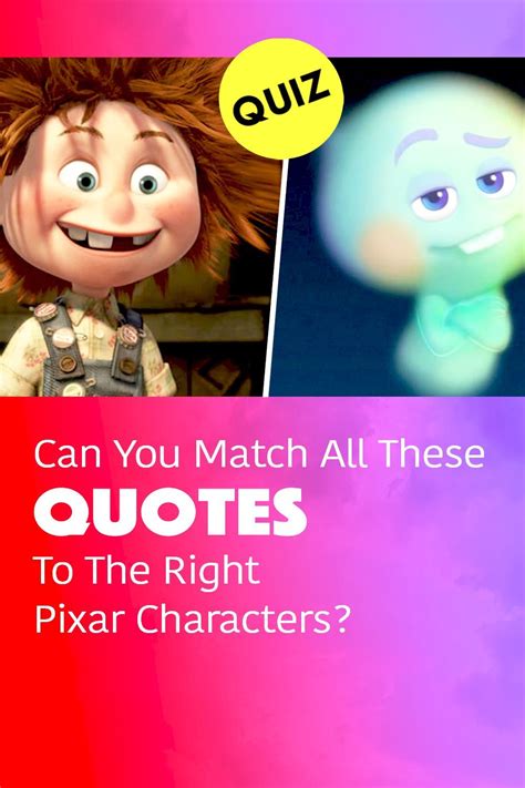 Pixar Quiz: Can You Match All These Quotes To The Right Pixar ...